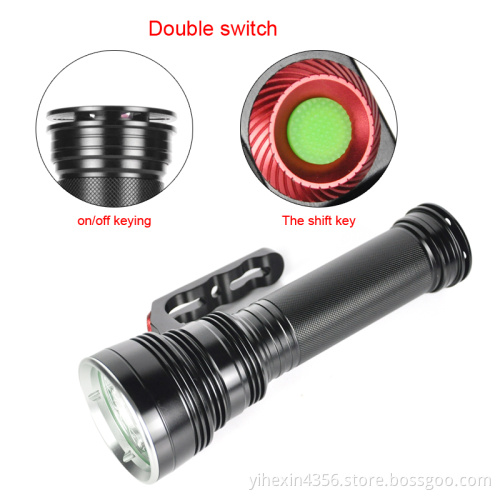 High Lumens 9* Cree L2 Led Reachargeable Flashlight Professional Diving Torch